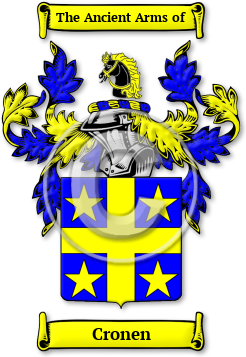 Cronen Family Crest Download (JPG) Legacy Series - 600 DPI