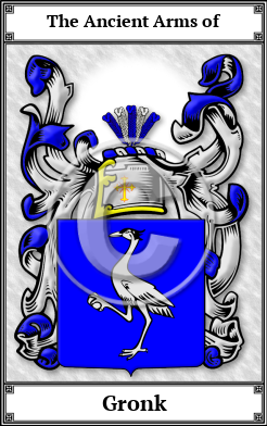 Gronk Family Crest Download (JPG)  Book Plated - 150 DPI