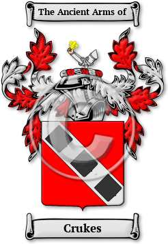 Crukes Family Crest Download (JPG) Legacy Series - 600 DPI