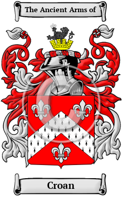 Croan Family Crest/Coat of Arms