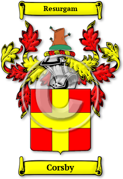 Corsby Family Crest Download (jpg) Legacy Series - 150 DPI