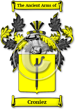 Croniez Family Crest Download (JPG) Legacy Series - 600 DPI
