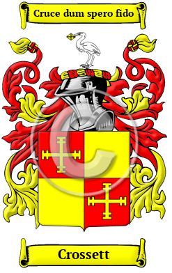 Crossett Family Crest Download (JPG) Heritage Series - 600 DPI