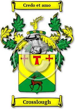 Crosslough Family Crest Download (jpg) Legacy Series - 150 DPI