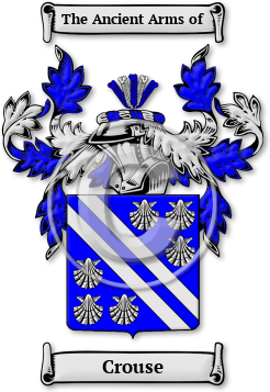 Crouse Family Crest Download (jpg) Legacy Series - 150 DPI