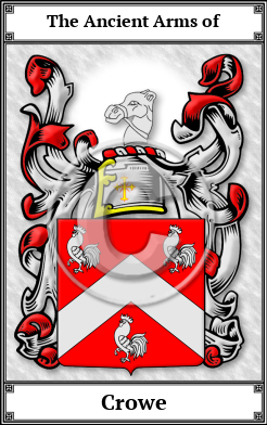 Crowe Family Crest Download (JPG)  Book Plated - 150 DPI