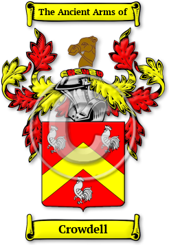 Crowdell Family Crest Download (jpg) Legacy Series - 150 DPI