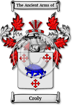 Croly Family Crest Download (jpg) Legacy Series - 150 DPI