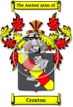 Croxton Family Crest Download (jpg) Legacy Series - 150 DPI