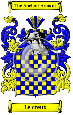 Le creux Family Crest/Coat of Arms