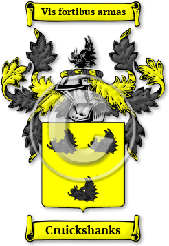 Cruickshanks Family Crest Download (jpg) Legacy Series - 150 DPI