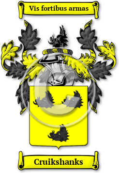 Cruikshanks Family Crest Download (jpg) Legacy Series - 150 DPI