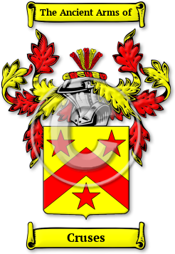 Cruses Family Crest Download (jpg) Legacy Series - 150 DPI
