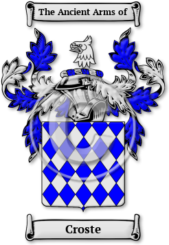 Croste Family Crest Download (jpg) Legacy Series - 150 DPI
