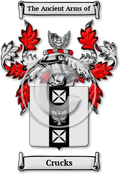 Crucks Family Crest Download (jpg) Legacy Series - 150 DPI