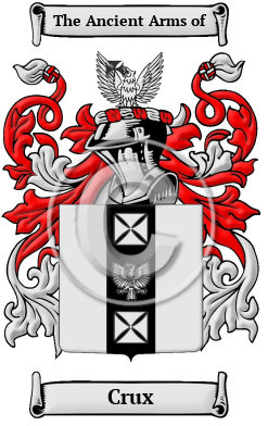 Crux Family Crest Download (JPG) Heritage Series - 600 DPI