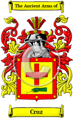 Cruz Family Crest Download (JPG) Heritage Series - 600 DPI