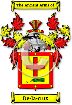 De-la-cruz Family Crest Download (jpg) Legacy Series - 150 DPI