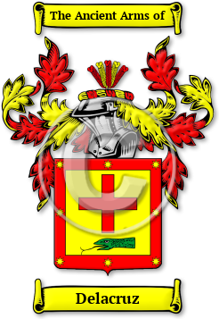 Delacruz Family Crest Download (jpg) Legacy Series - 150 DPI