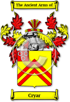 Cryar Family Crest Download (jpg) Legacy Series - 150 DPI