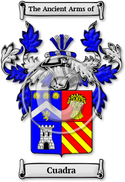 Cuadra Family Crest Download (jpg) Legacy Series - 150 DPI