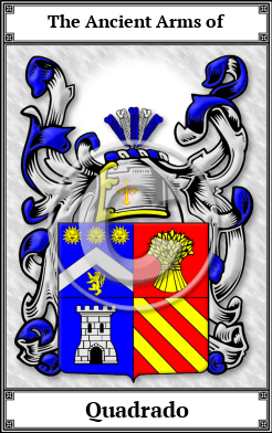 Quadrado Family Crest Download (JPG)  Book Plated - 150 DPI