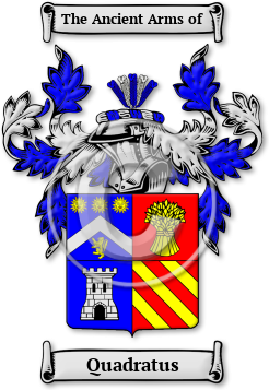 Quadratus Family Crest Download (jpg) Legacy Series - 150 DPI