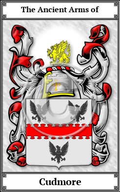 Cudmore Family Crest Download (JPG) Book Plated - 600 DPI