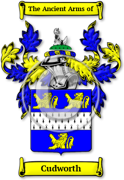 Cudworth Family Crest Download (jpg) Legacy Series - 150 DPI