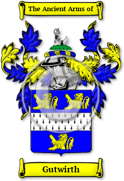 Gutwirth Family Crest Download (JPG) Legacy Series - 600 DPI