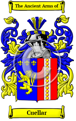 Cuellar Family Crest Download (JPG) Heritage Series - 600 DPI