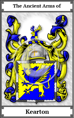 Kearton Family Crest Download (JPG)  Book Plated - 150 DPI