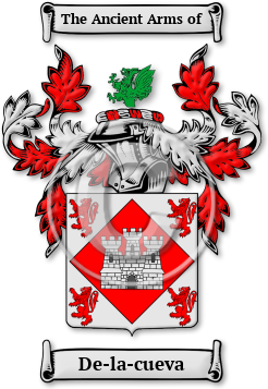 De-la-cueva Family Crest Download (jpg) Legacy Series - 150 DPI