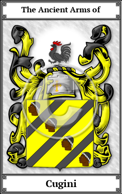 Cugini Family Crest Download (JPG)  Book Plated - 150 DPI