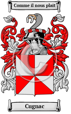 Cugnac Family Crest Download (JPG) Heritage Series - 600 DPI