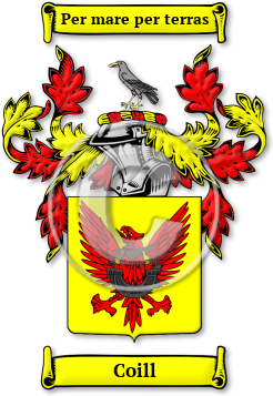 Coill Family Crest Download (jpg) Legacy Series - 150 DPI