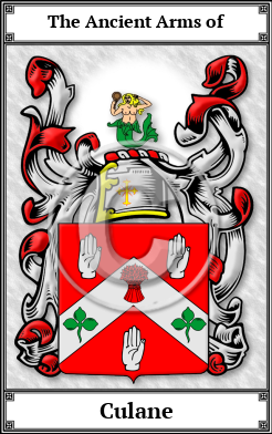 Culane Family Crest Download (JPG)  Book Plated - 150 DPI