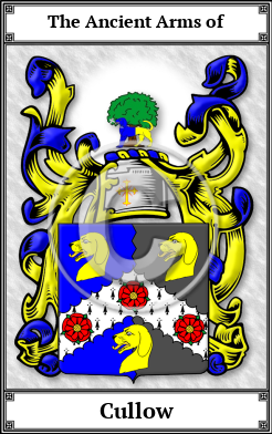 Cullow Family Crest Download (JPG)  Book Plated - 150 DPI