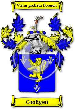 Cooligen Family Crest Download (jpg) Legacy Series - 150 DPI