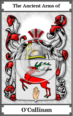 O'Cullinan Family Crest Download (JPG)  Book Plated - 150 DPI