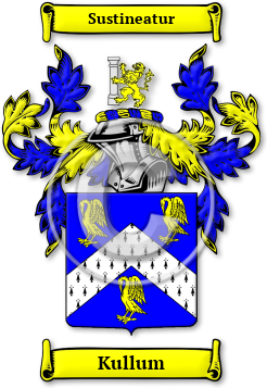 Kullum Family Crest Download (jpg) Legacy Series - 150 DPI