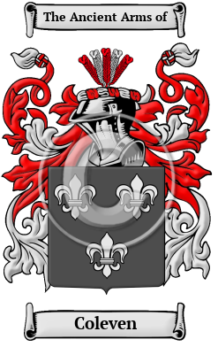 Coleven Family Crest Download (JPG) Heritage Series - 600 DPI