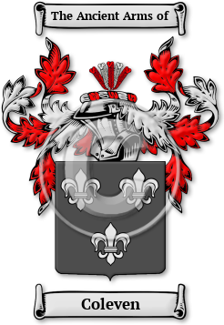 Coleven Family Crest Download (jpg) Legacy Series - 150 DPI