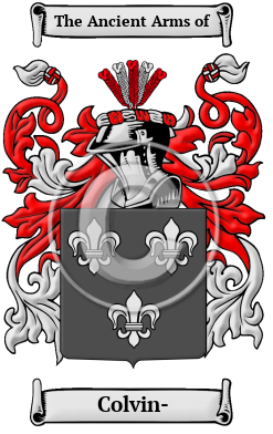 Colvin- Family Crest Download (JPG) Heritage Series - 300 DPI