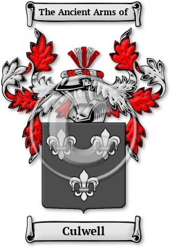 Culwell Family Crest Download (jpg) Legacy Series - 150 DPI