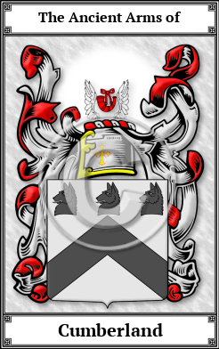 Cumberland Family Crest Download (JPG)  Book Plated - 150 DPI