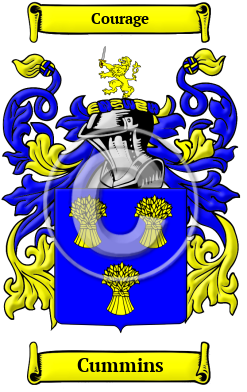 Cummins Family Crest/Coat of Arms