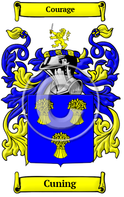 Cuning Family Crest/Coat of Arms