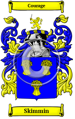Skimmin Family Crest/Coat of Arms