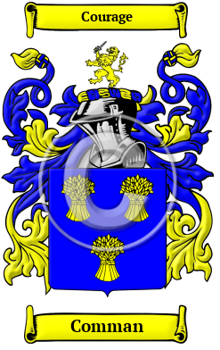 Comman Family Crest Download (JPG) Heritage Series - 600 DPI